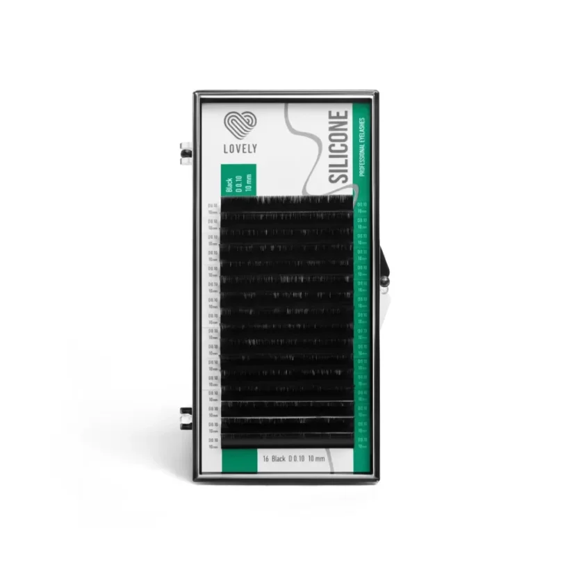 LOVELY umělé řasy “Silicone” Mix M 0.10 8-15 mm (16 řádků)