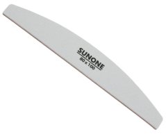 SUNONE Pilník na nehty 80/100 - půlměsíc, 1ks