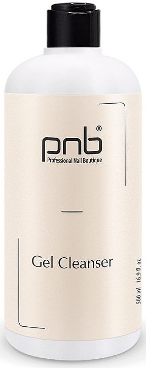 PNB Gel Cleanser Připravek na odstranění lepivé vrstvy, 500ml