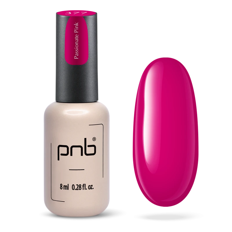 PNB Gel lak na nehty - 377 Passionate Pink, 8 ml