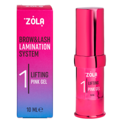 ZOLA Color Lab Brow&Lash Lamination System – Krok 1 (lifting gel), ružový, 10 ml