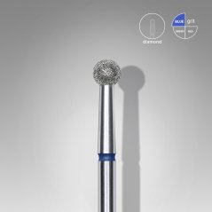 Фреза алмазная шар синяя диаметр 3,5 мм