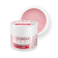 CLARESA HARD&EASY Stavební UV/LED gel na nehty - Glam Pink, 45g