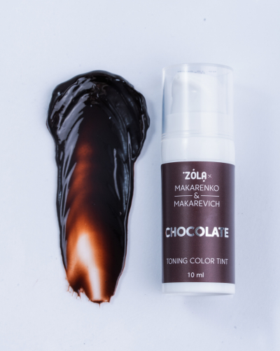 ZOLA x Makarenko x Makarevich Toning Color Tint Chocolate - Tónovací barva na obočí, 10 ml