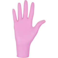 Mercator Nitrylex Pink nepudrované nitrilové rukavice - M, 100 ks