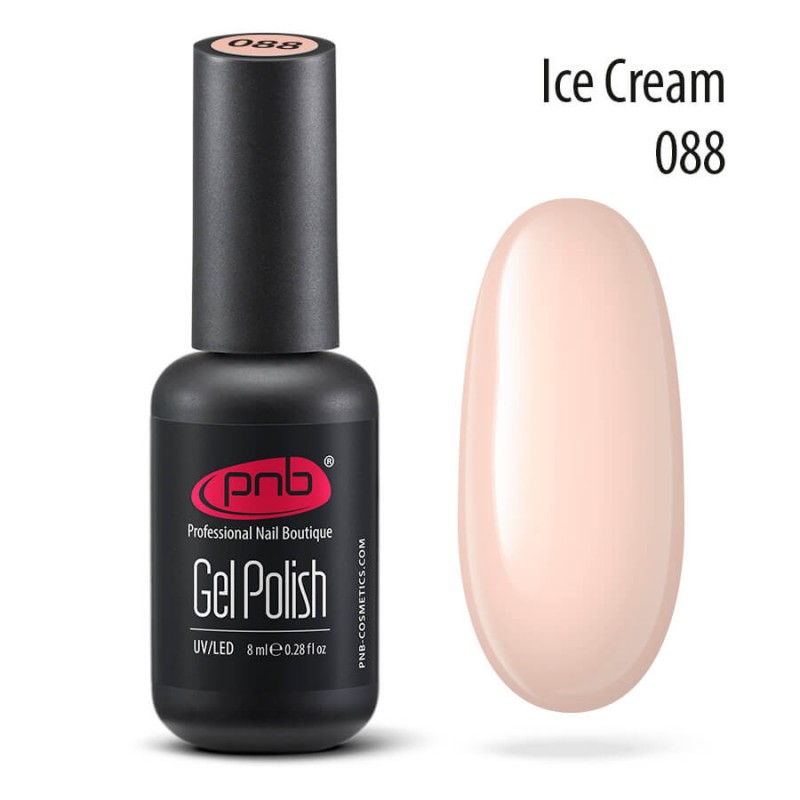 PNB Gel lak na nehty, 088 Cream, 8ml