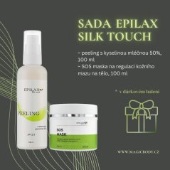 Набор Epilax Silk Touch - пилинг с молочной кислотой 50%, 100 мл. + SOS маска для тела себорегулирующая, 100 мл.