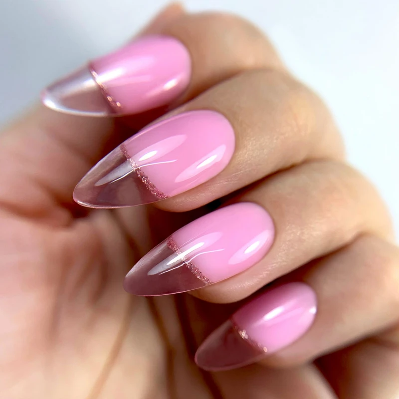 PNB Strong Iron Gel Modelovací gel a báze - Crystal Pink, 8 ml