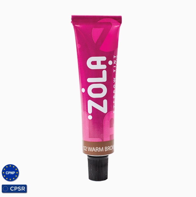 Zola Barva na obočí - 02 Teplá hnědá, 15ml