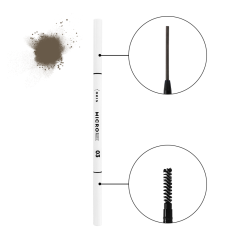 OKIS BROW Pudrová tužka na obočí Gentle Brown 03, 0,5 g
