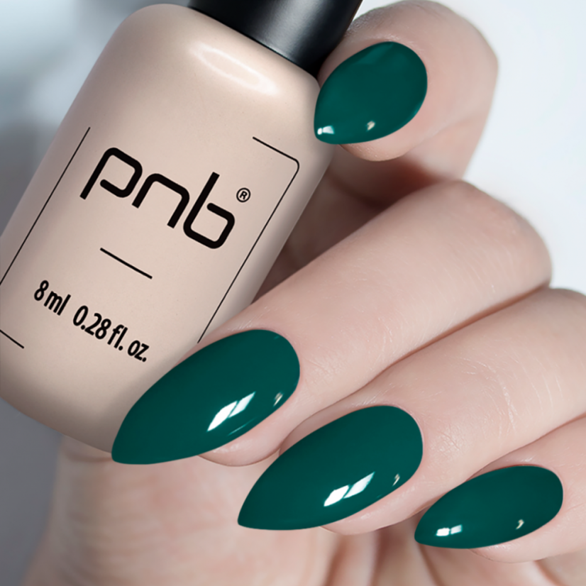 PNB Gel lak na nehty - 105 Lucky Green, 8ml