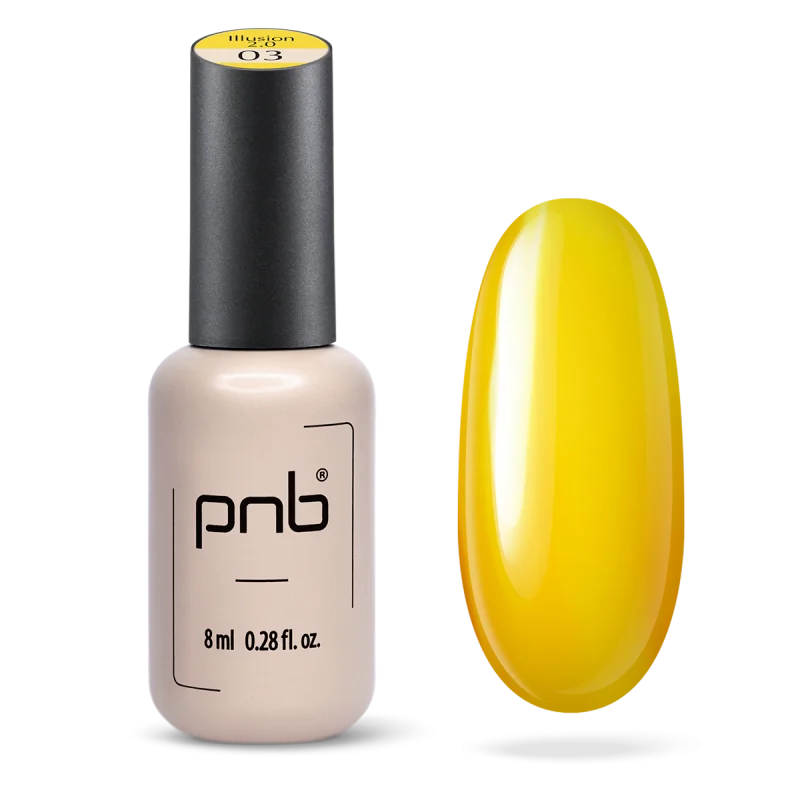PNB Gel lak na nehty Stained glass - 03 Illusion 2.0, 8 ml