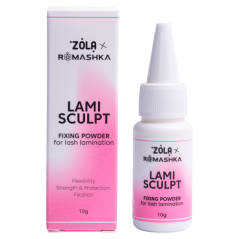ZOLA x Romashka Fixovací pudr na laminaci řas LamiSculpt, 10 gr