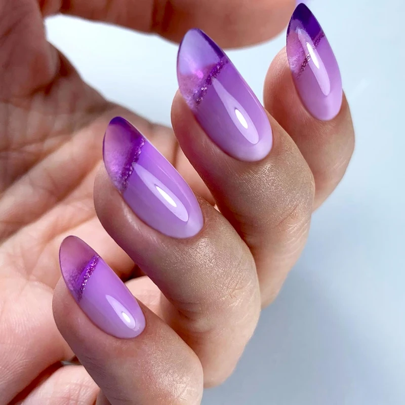 PNB Strong Iron Gel Modelovací gel a báze - Crystal Violet, 8 ml