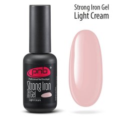 PNB Strong Iron Gel Modelovací gel a báze - Light Cream, 8 ml