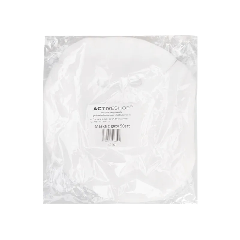 Jednorázová kosmetologická maska z netkané textili, 50 ks