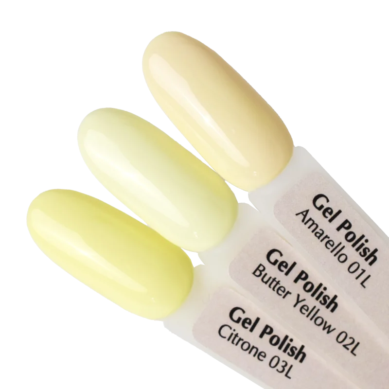 PNB Gel lak na nehty - 02L Butter Yellow, 8 ml