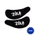 ZOLA silikonové podložky pod očí - černé, 1 pár