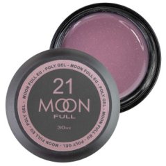 Moon Full Poly gel na nehty - 21 Pink Barbie, 30 ml