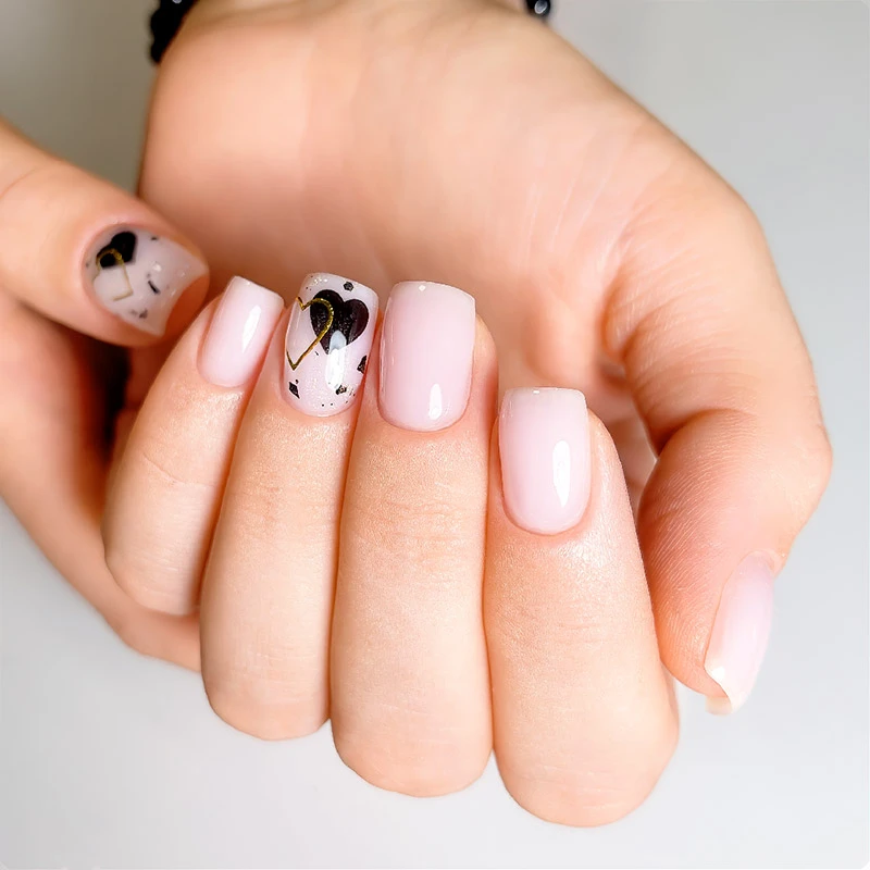 PNB UV/LED Revital Fiber báze HEMA FREE - Milk Pink, 8ml