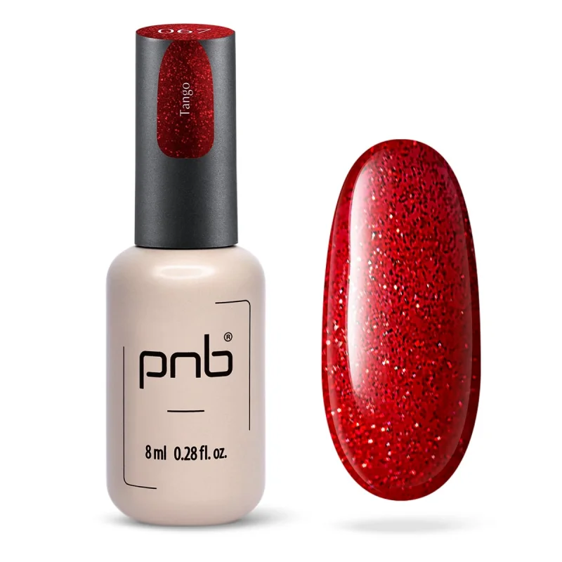 PNB Гель-лак для ногтей - 067 Tango, 8 мл