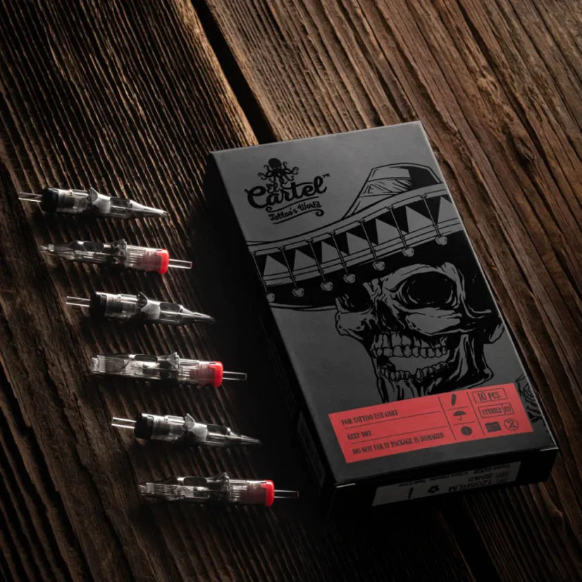 El Cartel Tetovací cartridge V2 - 0.25 1RL Long Taper, 10 ks