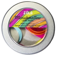 ZOLA Marshmallow Lami Pads (SS, S, M, L, LL, XL) — силиконовые валики для ламинирования, 6 пар