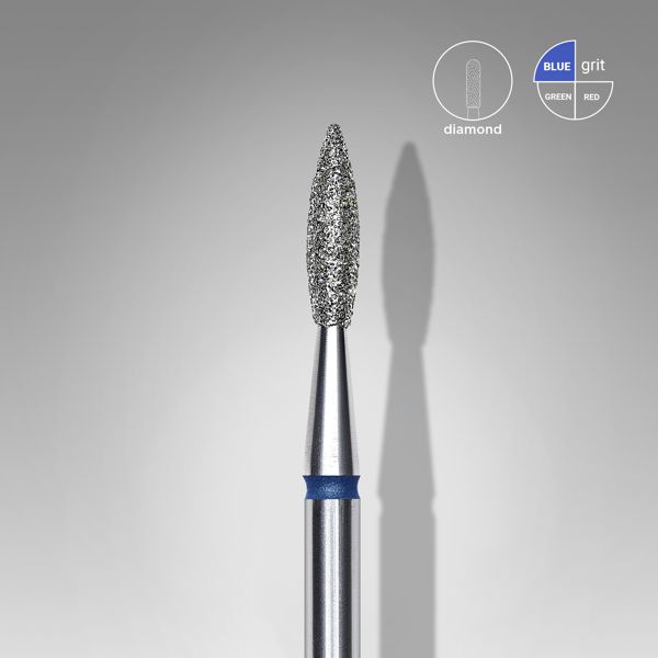 STALEKS Diamantová fréza "Plamínek" - modrá FA11B023/8, 2,3 mm STALEKS Diamantová fréza "Plamínek" - modrá FA11B023/8, 2,3 mm