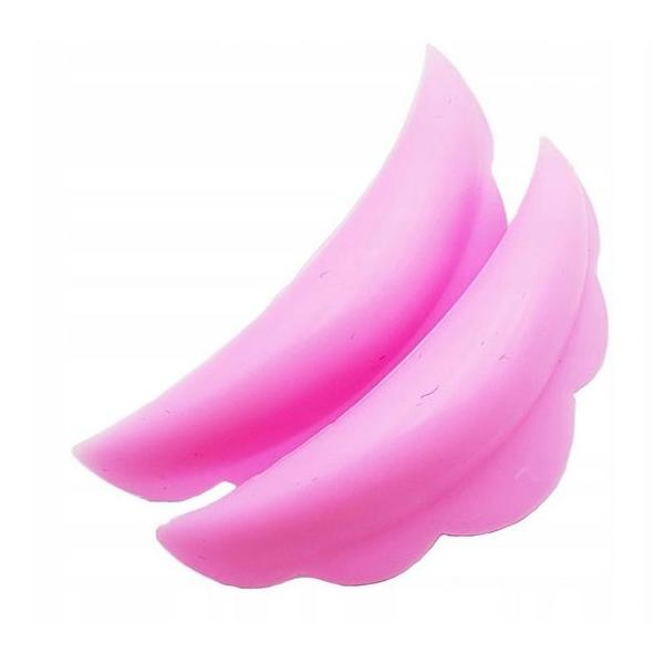 Elastické silikonové podložky set, růžová / Silikonové polštářky na lifting řas