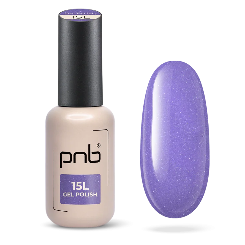 PNB Gel lak na nehty - 15L Lavender Glow, 8 ml