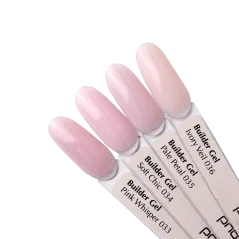 PNB UV/LED Builder Gel Modelovací gel - 033 Pink Whisper, 15ml