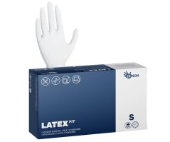 ESPEON LATEX FIT Перчатки латексные с пудрой белые, 5.0 g - S, 100 шт