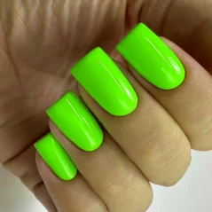PNB Гель-лак для ногтей - 252 Electric Lime, 8 мл