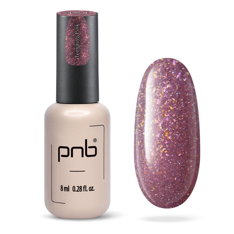 PNB Gel lak na nehty - 372 Tempting Pink, 8 ml