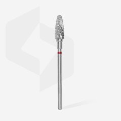 STALEKS Tvrdokovová fréza "kukuřice" Ø 5 mm, červená - FT90R050/13