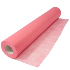 ECONOMIC Jednorázové prostěradlo v roli z netkané textilie - růžová, 60 cm x 50 m