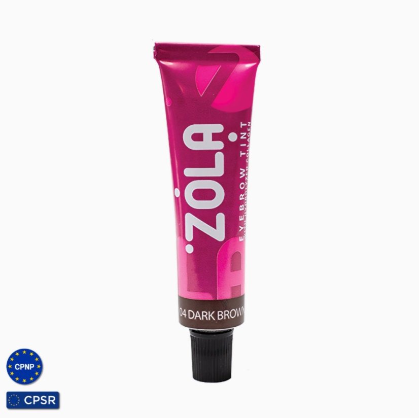 Zola Barva na obočí - 04 Tmavě hnědá, 15ml