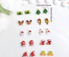 3D дизайн для ногтей Xmas - mix, 5шт