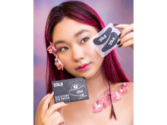 ZOLA silikonové podložky pod očí - černé, 1 pár