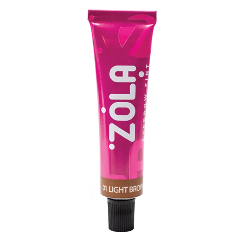 ZOLA Eyebrow Tint barva na obočí - 01 Light Brown (světle hněda), 15 ml