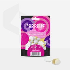 STALEKS EXPERT PODODISC сменные файлы на пенной основе для диска M PDFS-20-80w 80 грит, 50 шт