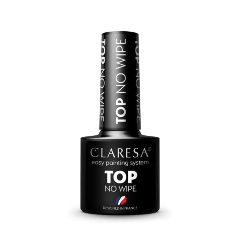 CLARESA UV/LED Top No Wipe – top bez výpotku, 5 ml