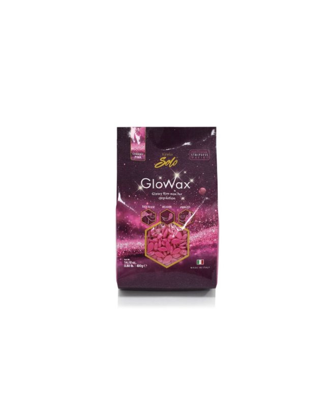 ItalWax Glowax zrníčka vosku - Cherry Pink, 400 g ItalWax Glowax zrníčka vosku - Cherry Pink, 400 g