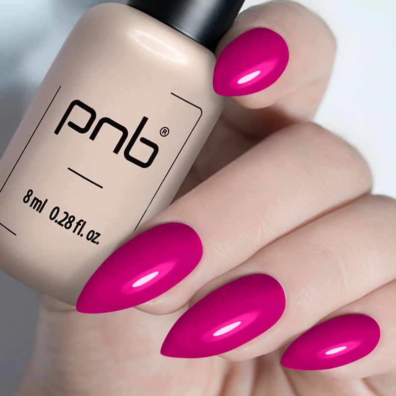 PNB Gel lak na nehty - 377 Passionate Pink, 8 ml