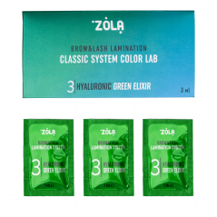 ZOLA Color Lab Brow&Lash Sada – 03 Hyaluronic Green Elixir (3x1ml)